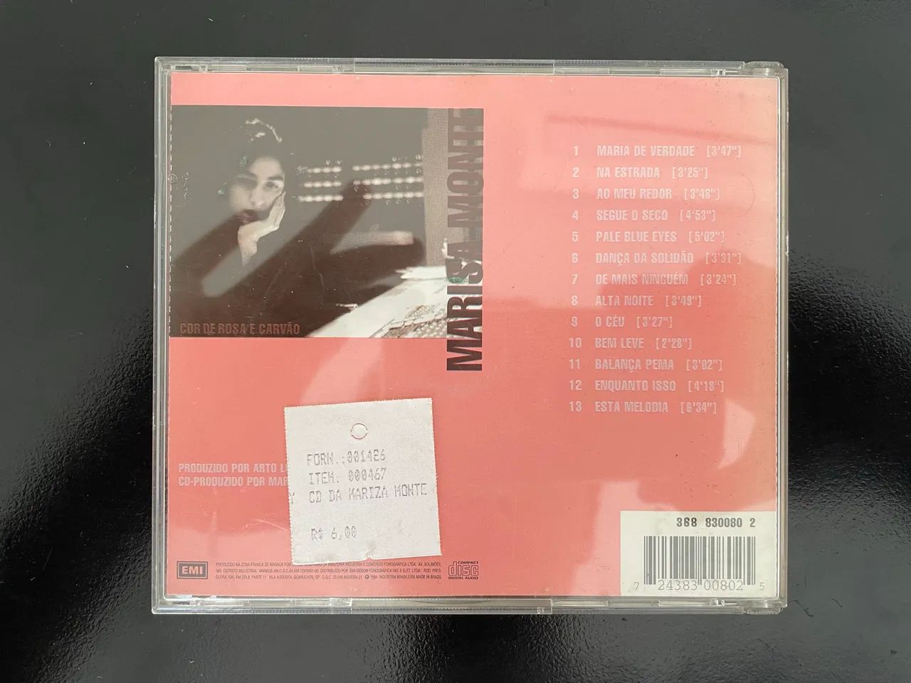 CD Marisa Monte - Verde anil amarelo cor de rosa e carvão - Foto 2