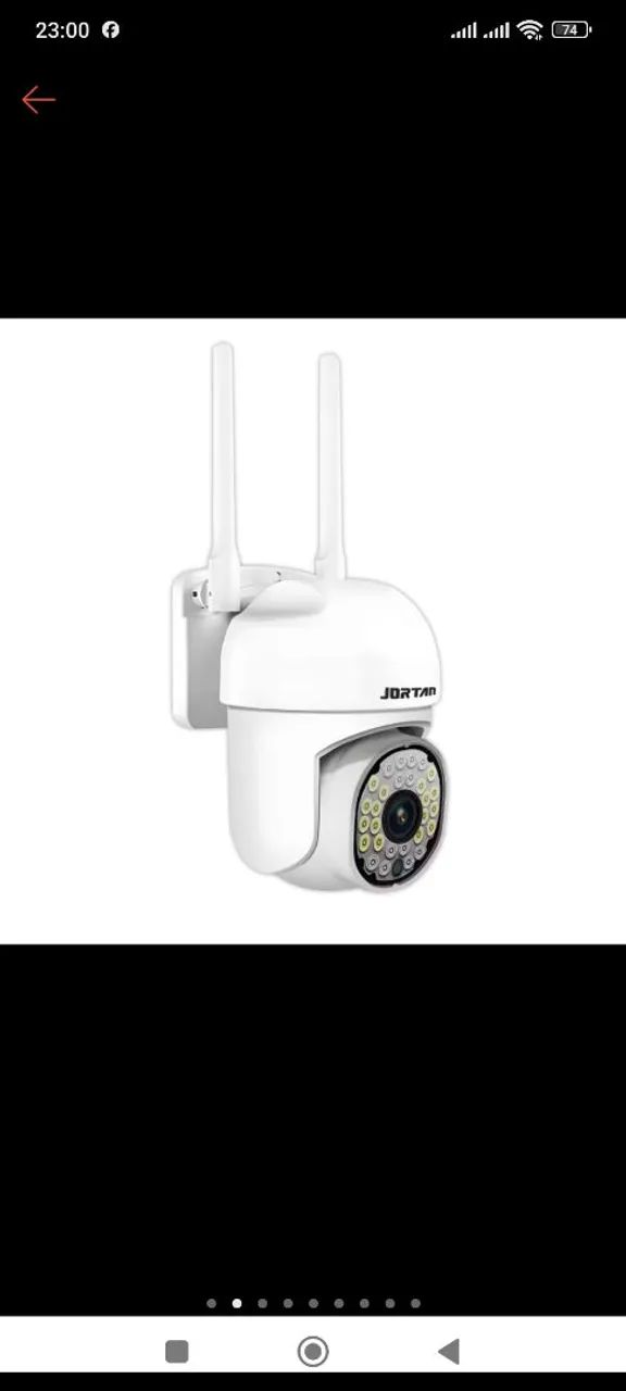 Câmera Wifi IP66 a prova d'água com alarme 