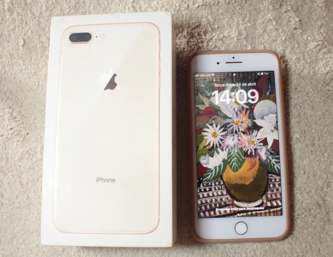 Iphone 8 plus 64gb Rose gold - Celulares e Smartphones - Ianetama