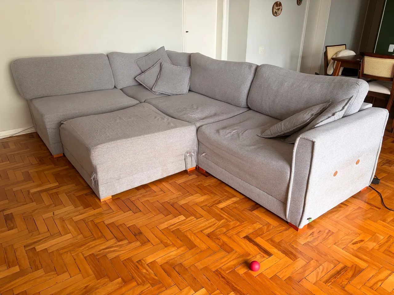 Sofá de linho 3 metros 10 pessoas - Foto 2
