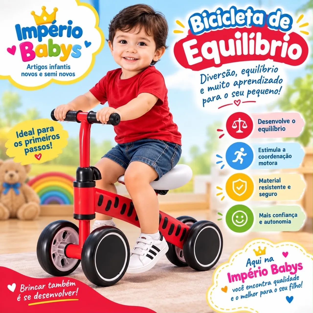 Bicicleta de equilíbrio  - Foto 4