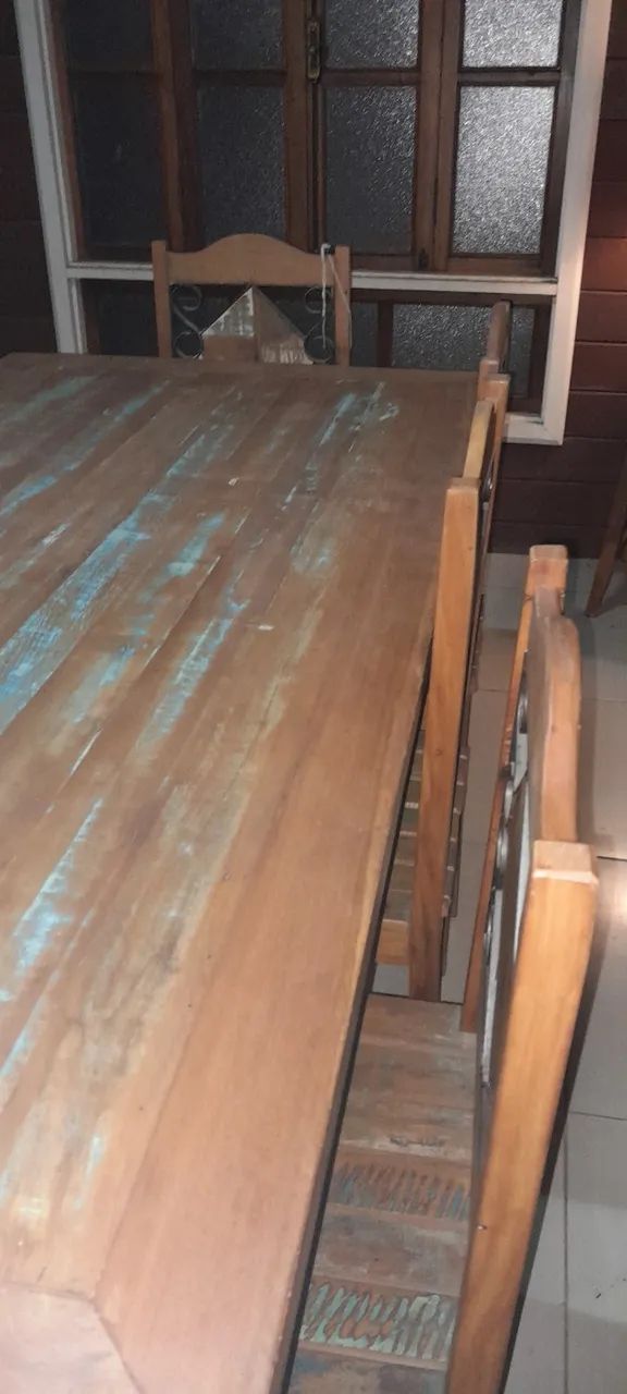 Mesa de madeira e demolição  - Foto 4