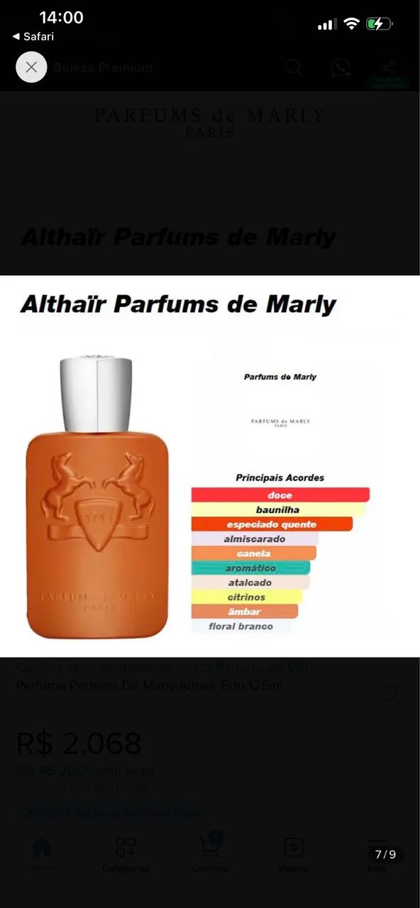 Perfume Parfums De Marly Althair Edp 125ml - Foto 2