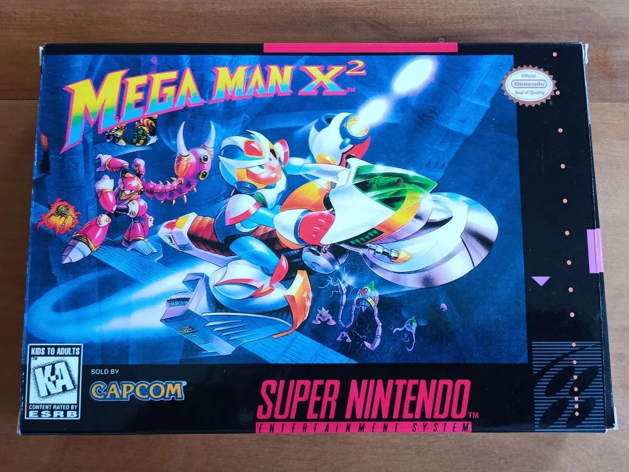 Caixa e Berço para Mega Man X2 de Super Nintendo - Foto 4