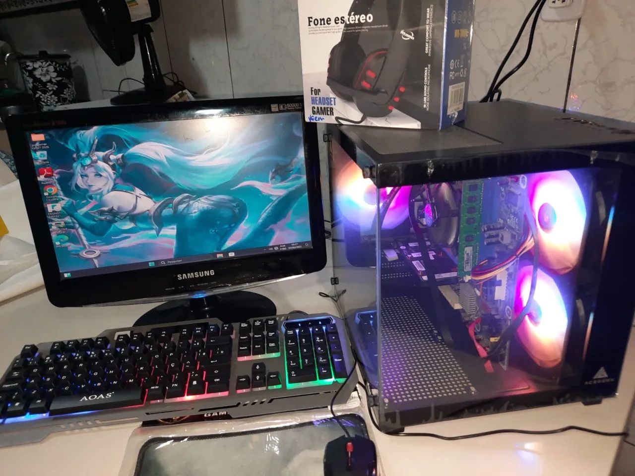 Computador gamer core i7 aquário  - Foto 2