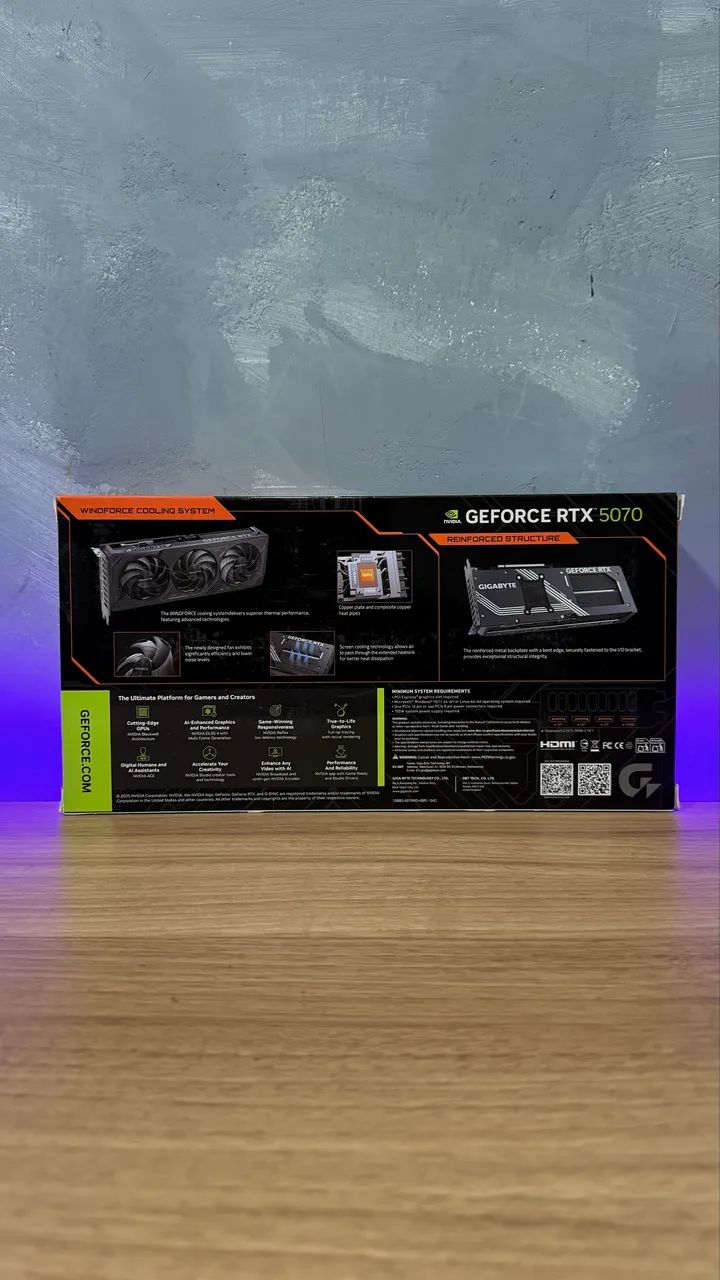 Rtx 5070 12gb Gigabyte (Nova Lacrada) - Foto 2
