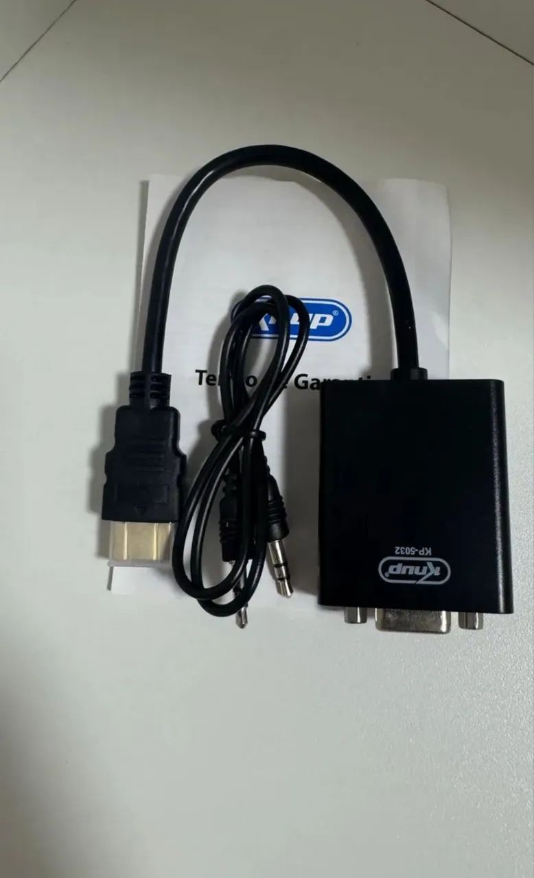 CABO CONVERSOR HDMI PARA VGA KP-5032  - Foto 2