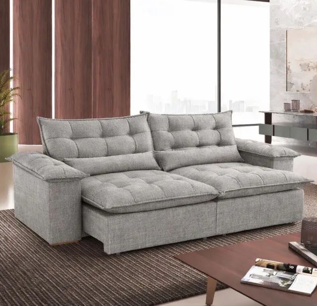 Sofá Retrátil e Reclinável Verona Prime 2,50 m - Foto 2