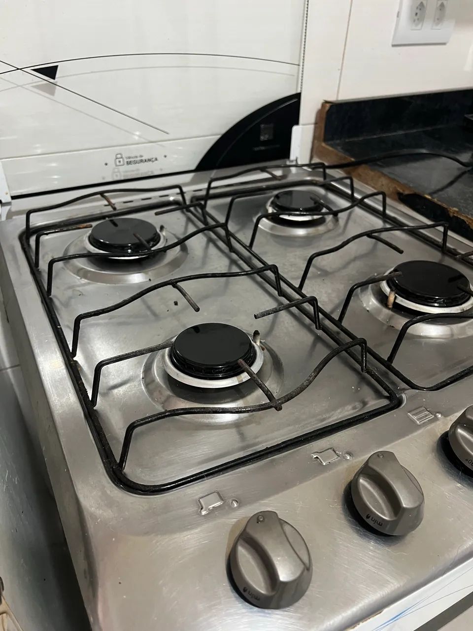 Fogão 4 Bocas Esmaltec Ágata Branco com Acendimento Automático - Foto 2