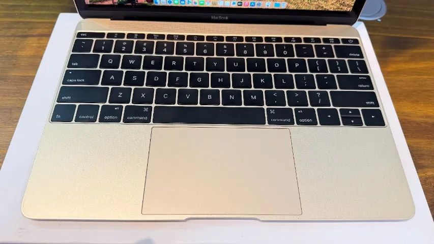 MacBook A1534 2017 Gold 12 Pol Mem 16gb SSD 512 Impecável - Foto 3