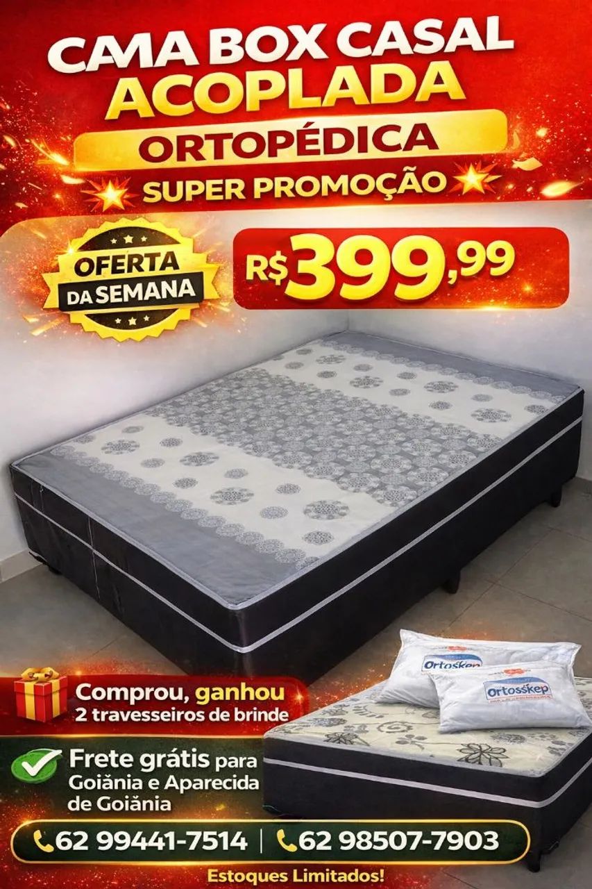 Cama box conjugada 