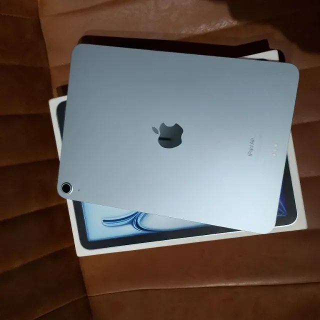 ipad m2 air processador m2 128 gb completo com nota e garantia caixa caneta novo capa - Foto 2