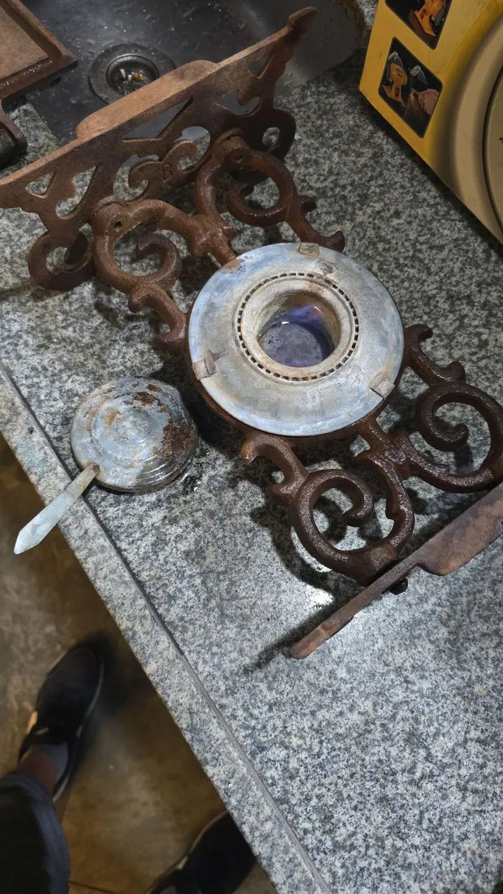 Fogareiro álcool com chapa - Foto 2