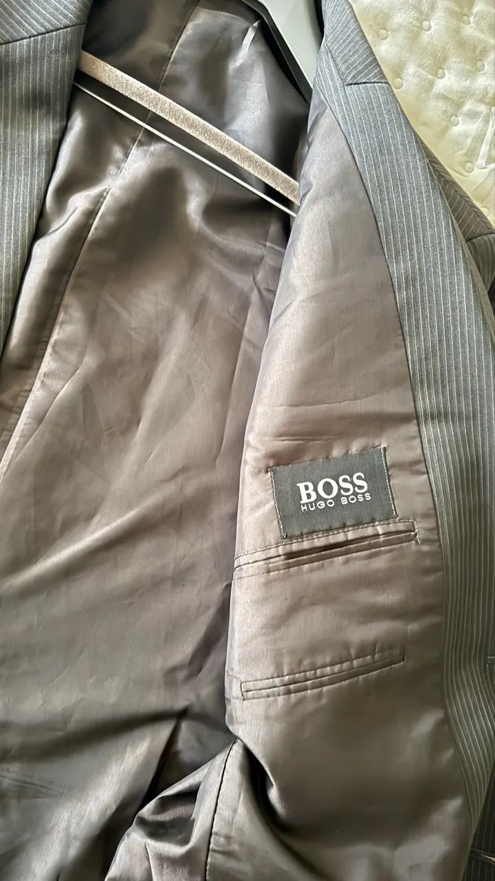 Blazer Hugo Boss cinza  - Foto 2