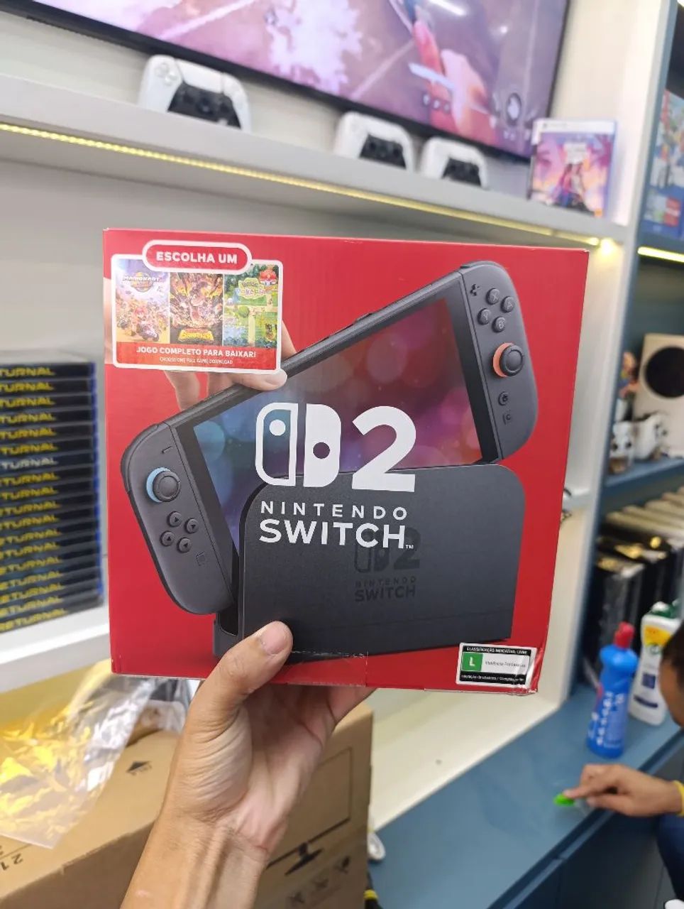 Nintendo switch 2 com jogo de brinde ( 3 opções ) - Foto 2