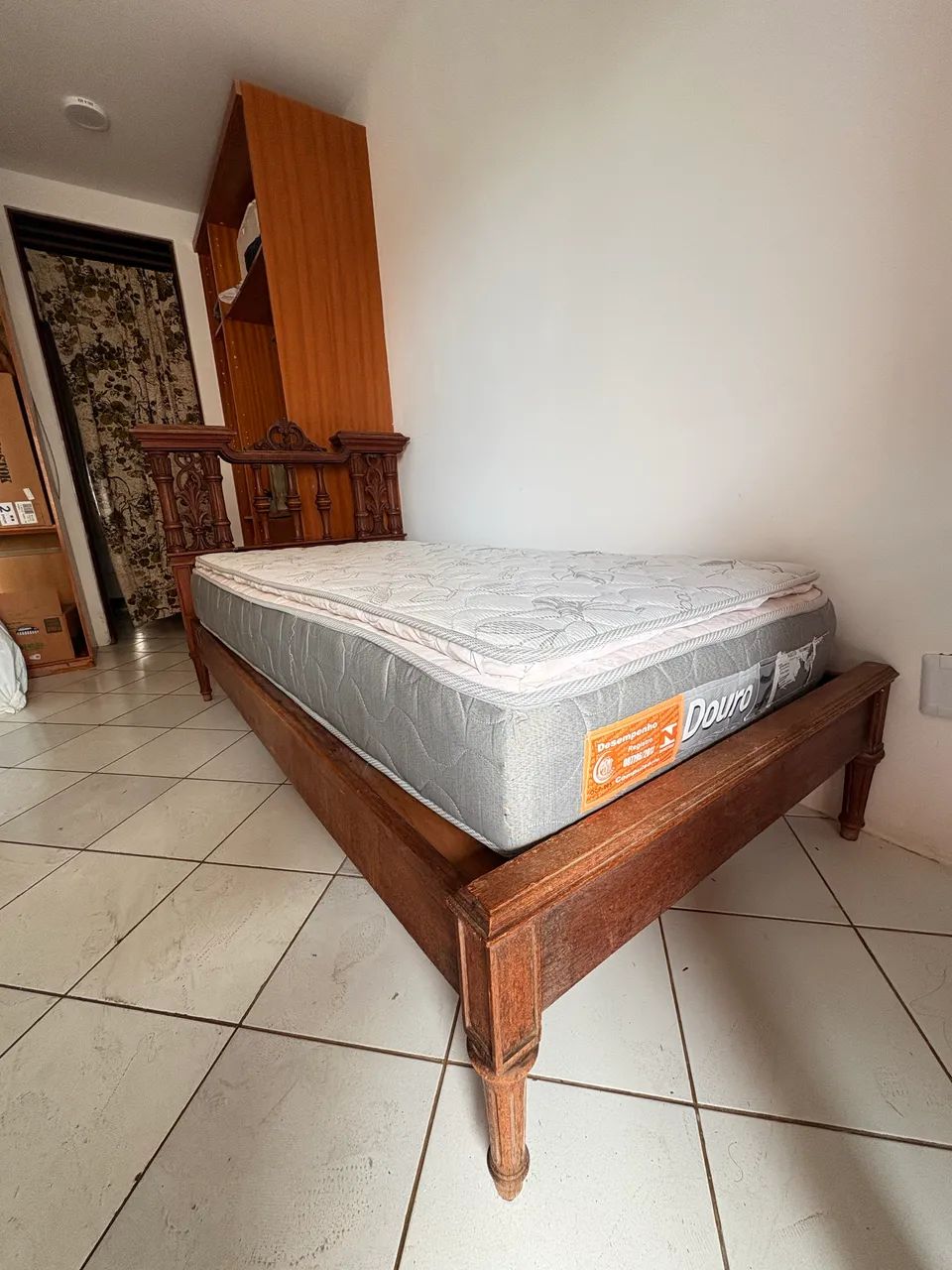 Cama de solteiro de madeira  - Foto 3