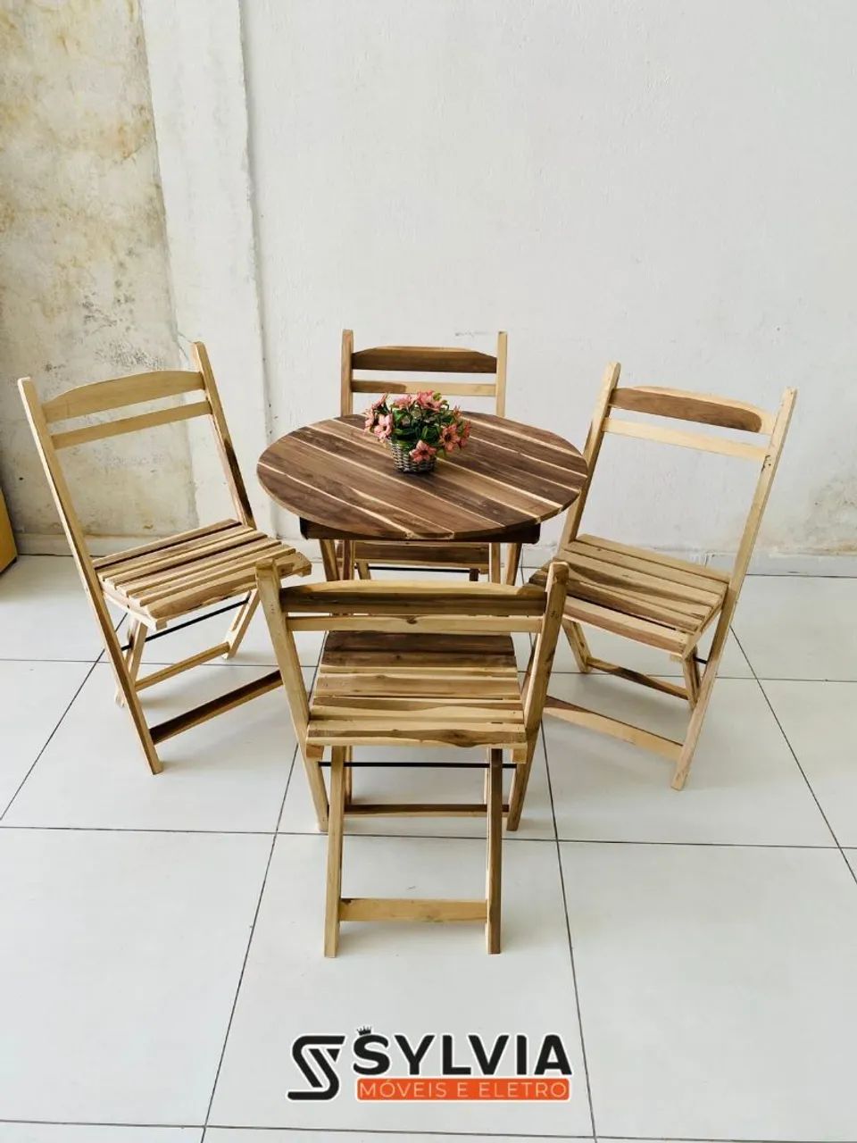 Conjunto dobrável sem verniz  - Foto 3