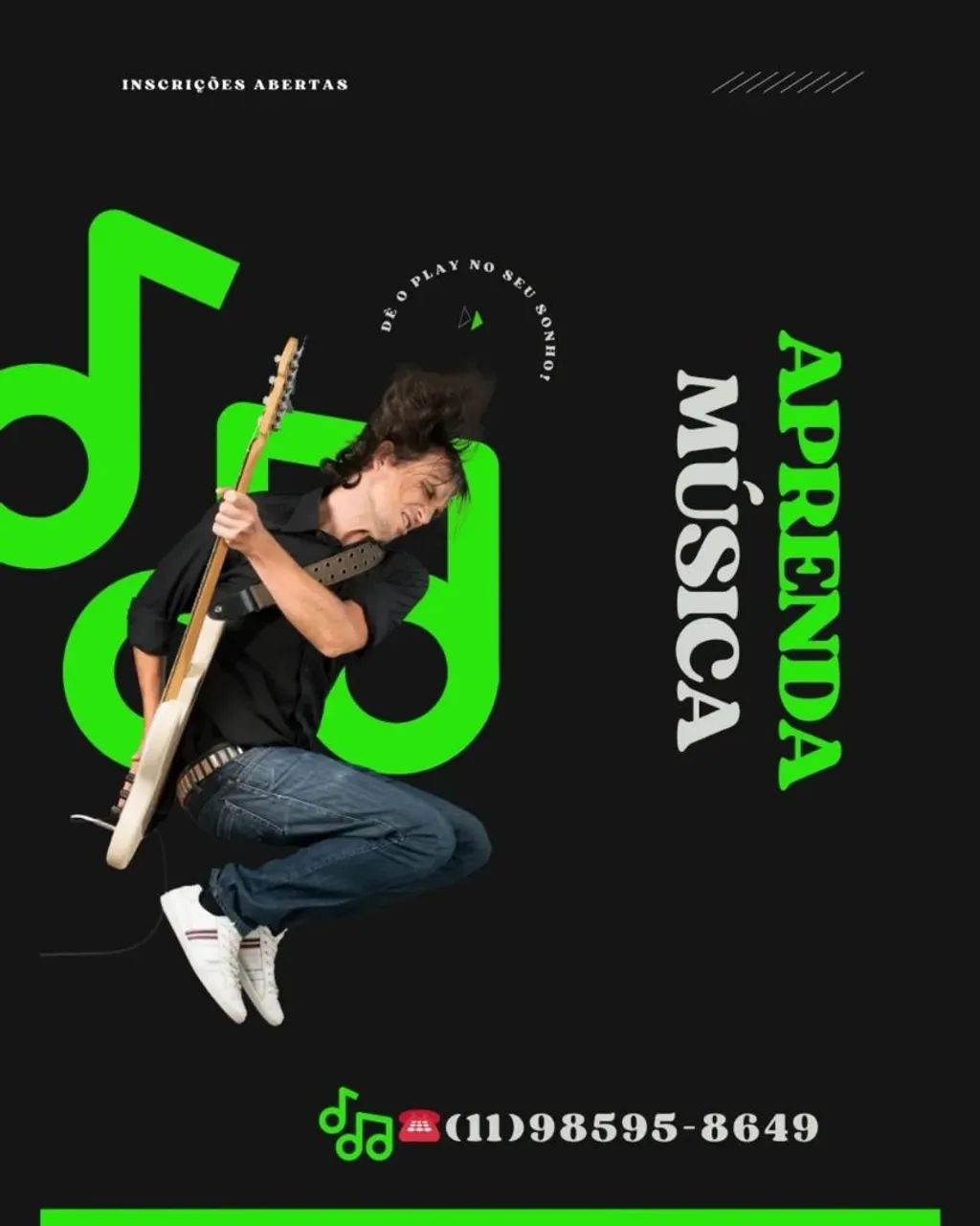 Aulas de música online ou presencial 