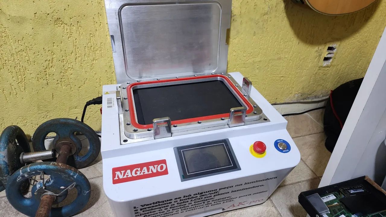laminadora e tira bolhas