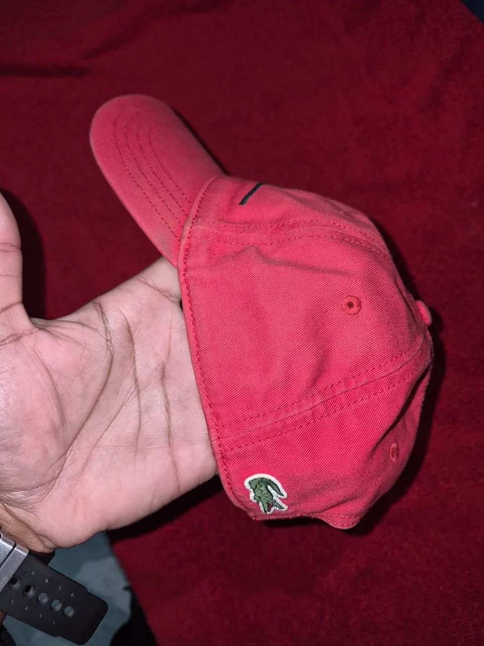 Bone lacoste original vermelho - Foto 3