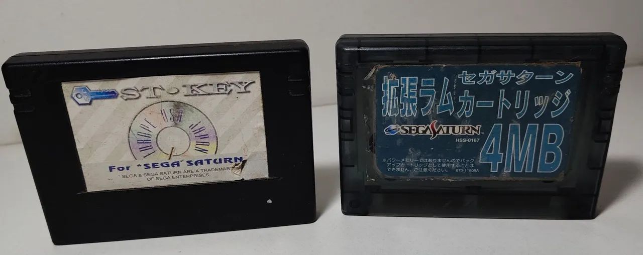 ST KEY e Expansão 4MB Sega Saturn - Peças e Acessórios de Vídeo ST KEY e Expansão 4MB Sega Saturn - Peças e Acessórios de Vídeo