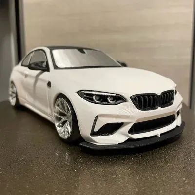 Miniatura Bmw M2 Competition Escala 1:24 - Impressão 3D