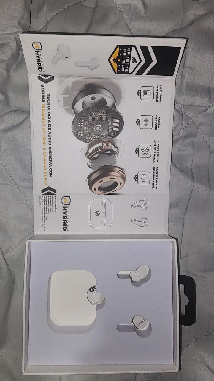 Fone Bluetooth gshild  com conexão tipe C 
