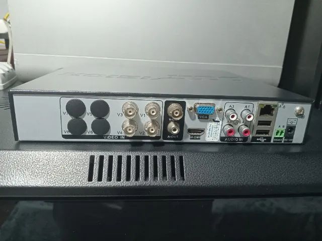 DVR Luxvision 4 Canais (Modelo DVR5704T-S) - Usado, Funcionando e com Fonte - Foto 2