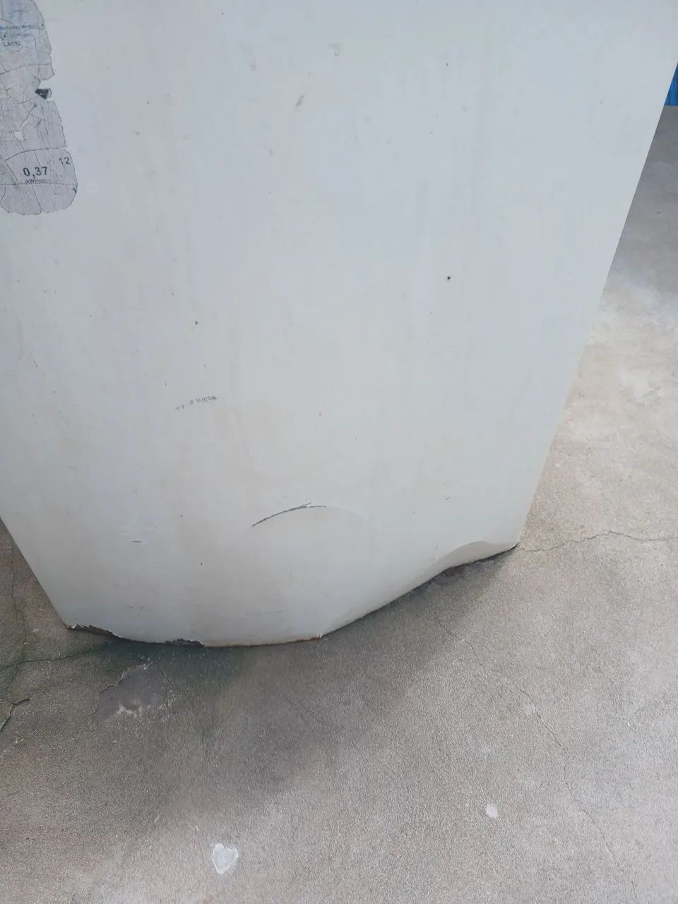Máquina de lavar, com problema 