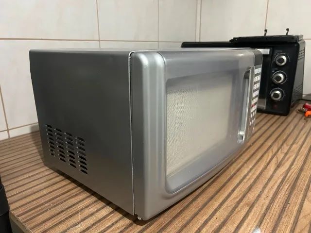 Vendo Microondas Electrolux - Cinza, Entrega e Garantia Inclusas!!! - Foto 2