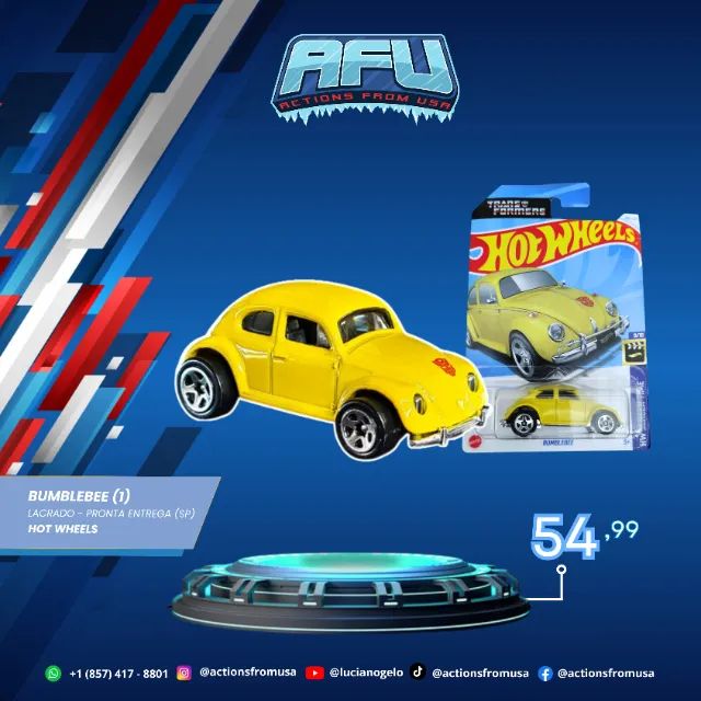 Hot Wheels Bumblebee - Amarelo 