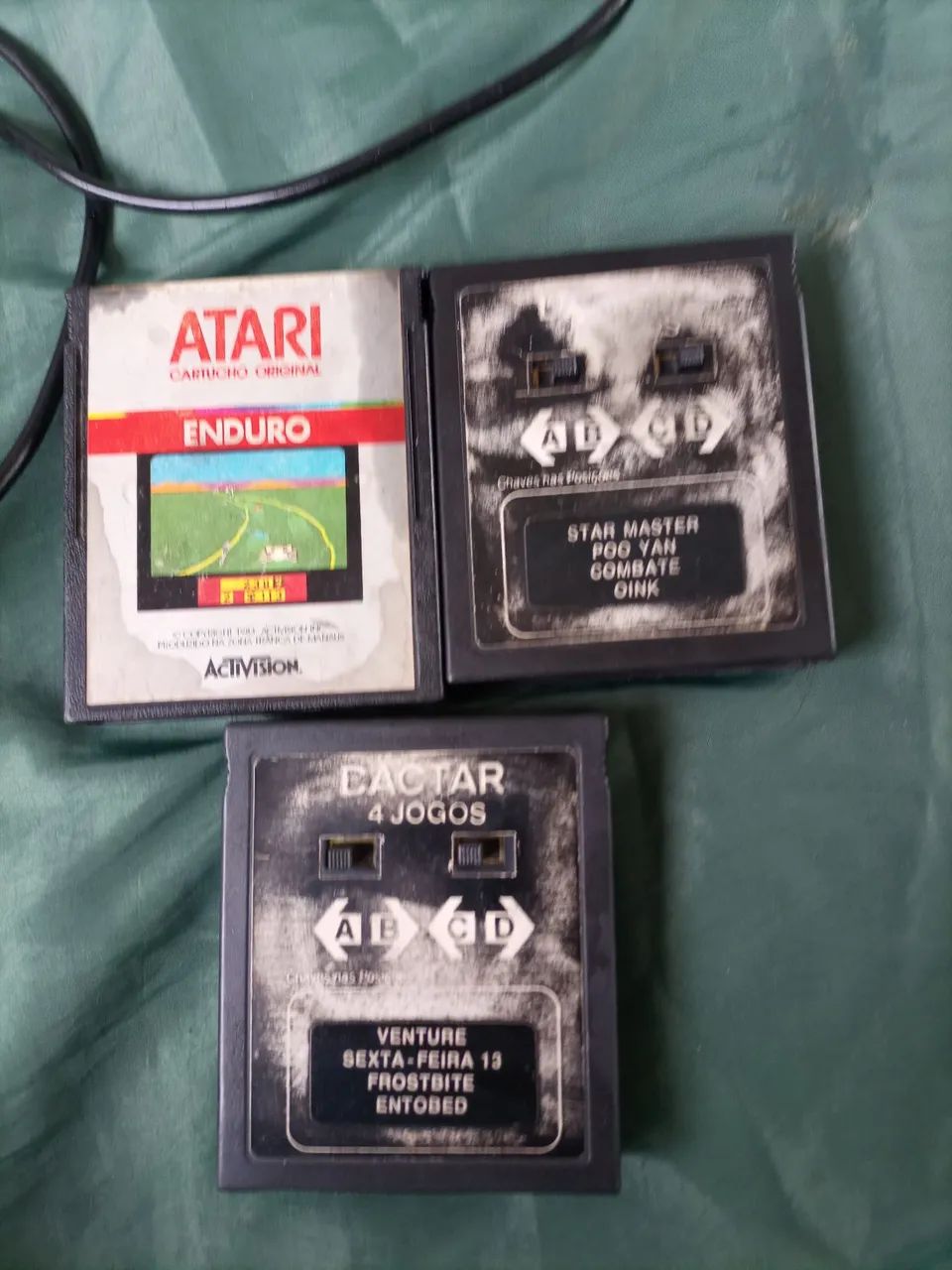 Atari 2600S Polyvox + jogos + 02 controles - Foto 4
