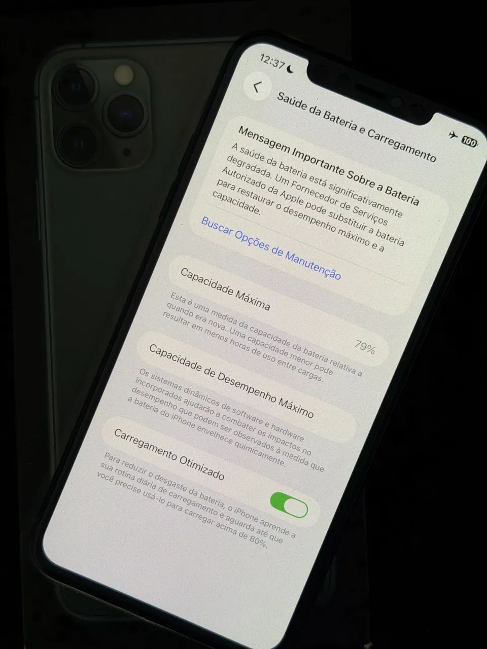 iPhone 11 Pro Max sem Face ID 