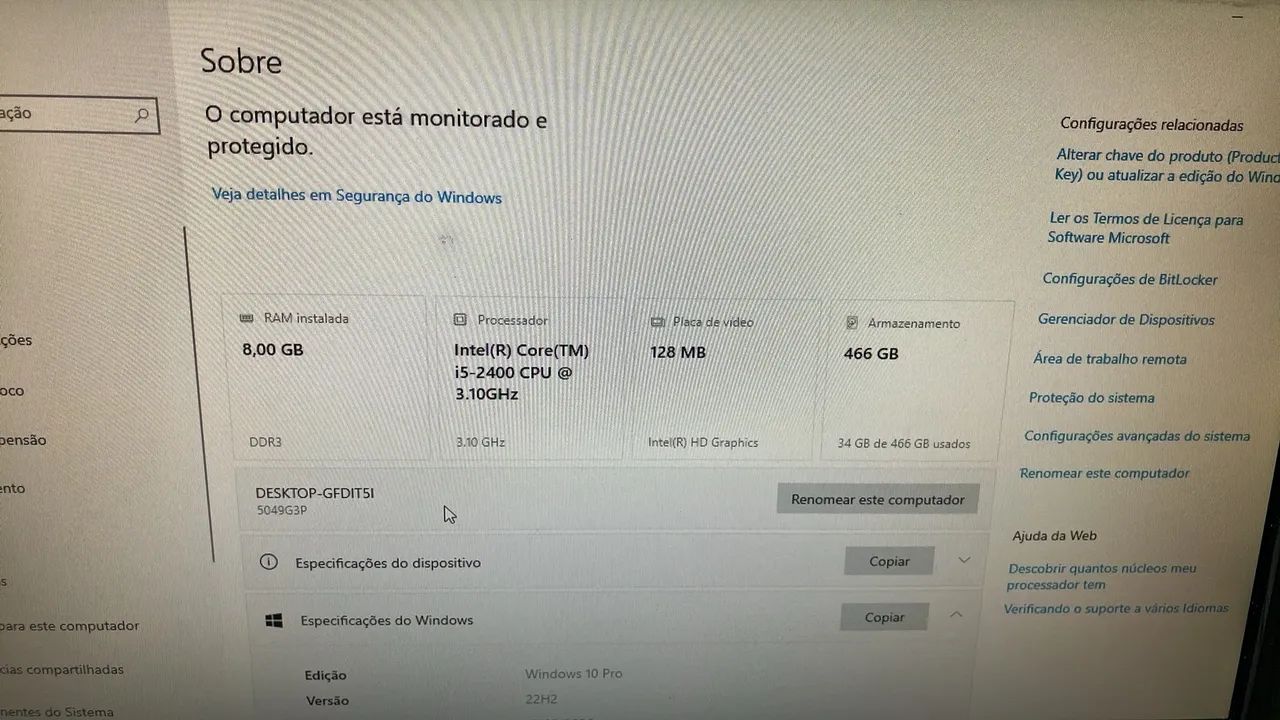 Computador Lenovo  - Foto 2