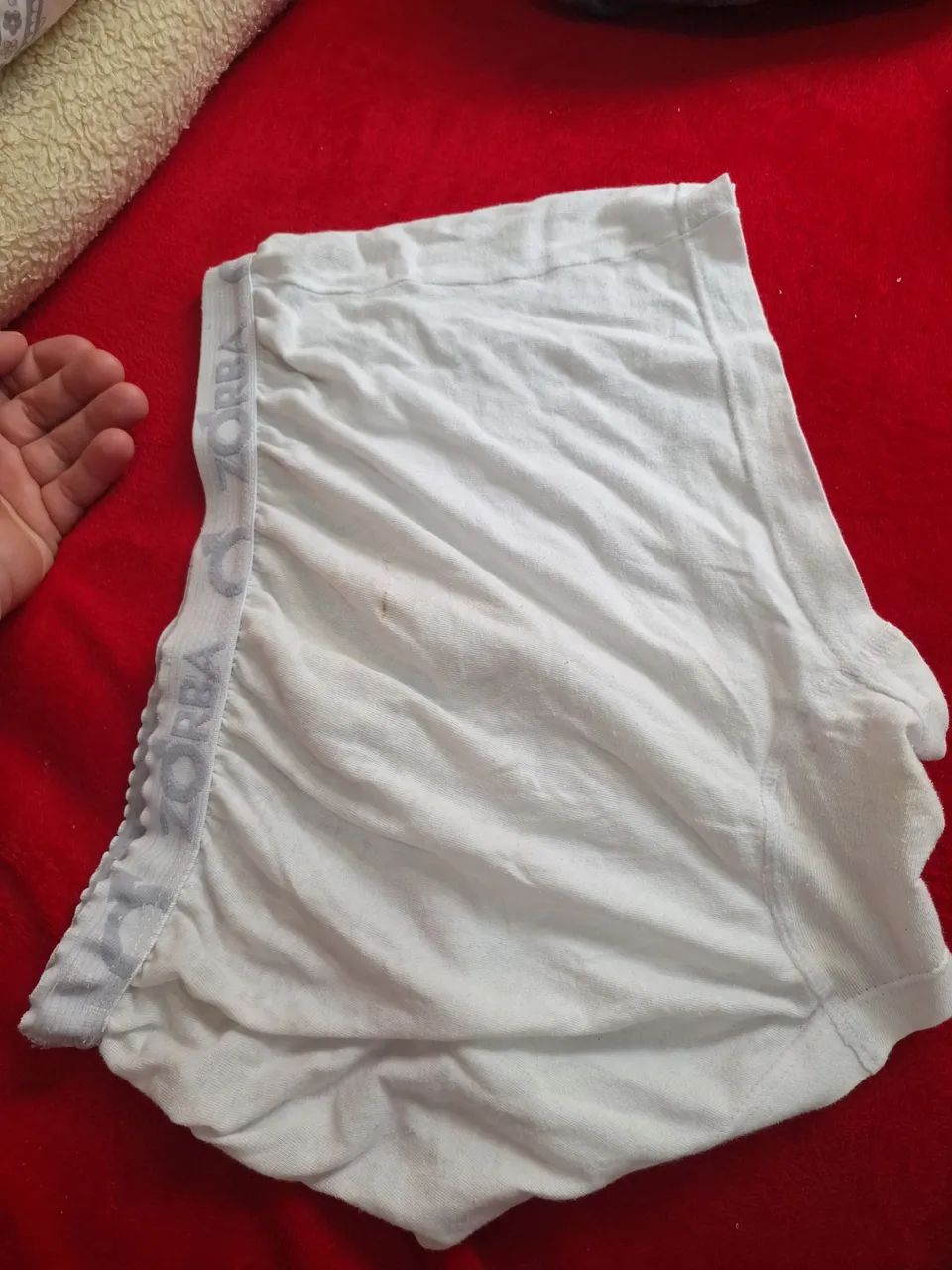 Cueca Box abertura,bem usada tamanho M.