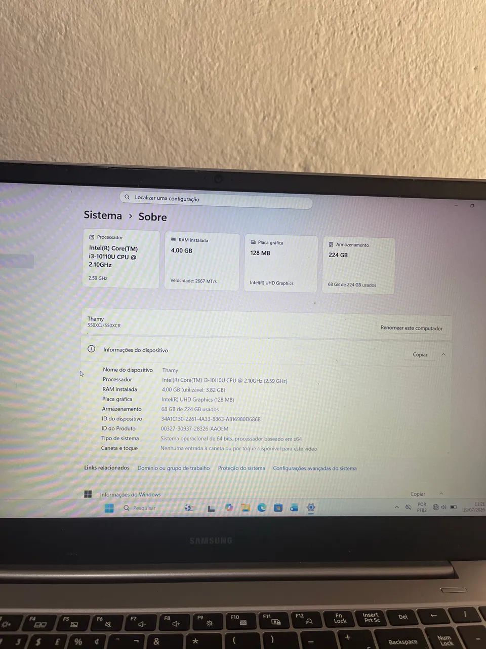 Notebook Samsung book - i3 / 256GB / 4GB - Foto 4