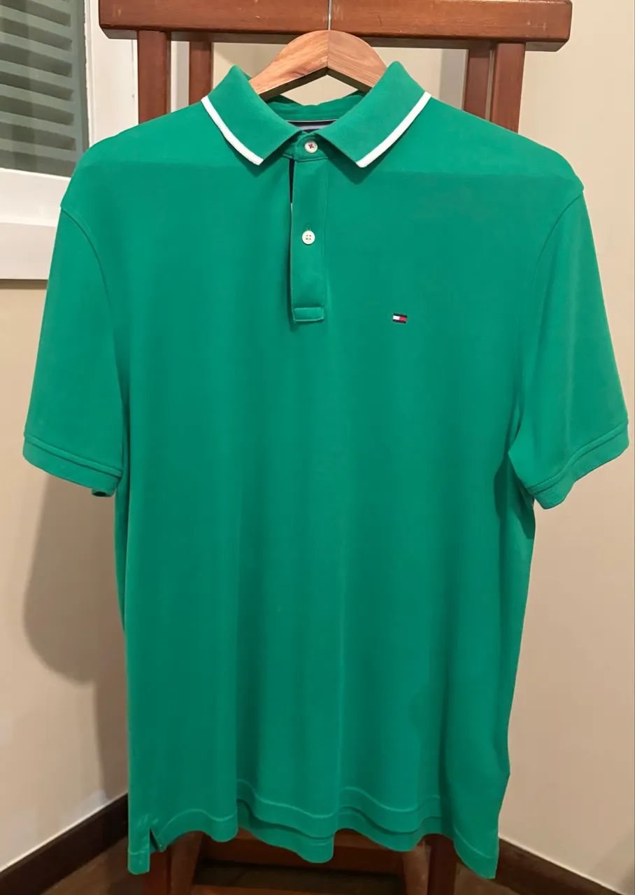 Camisa polo Tommy Hilfiger Original Verde