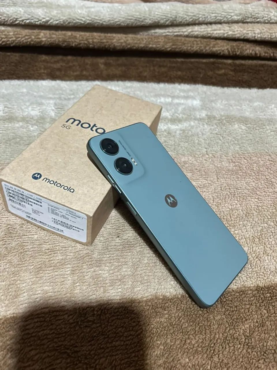 Motorola G35 5G CINZA VEGHAN LEATHER