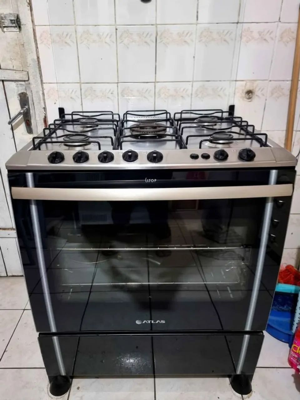 Fogão Atlas 5 Bocas Inox [ENTREGO]