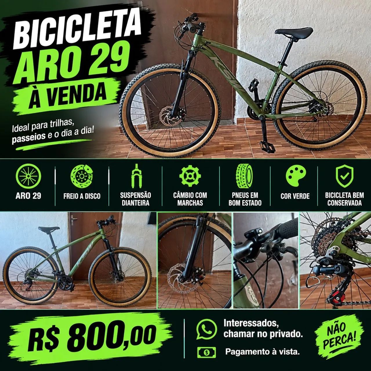 Bicicleta aro 29 