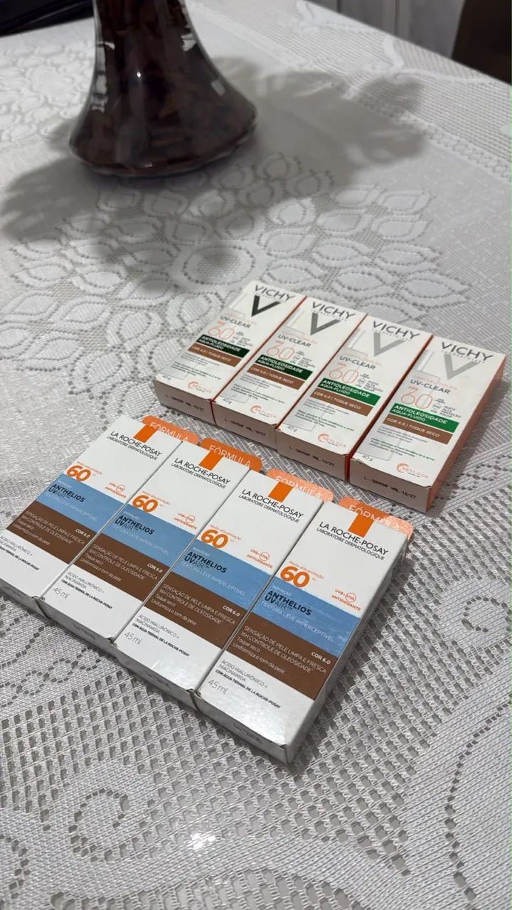 Protetor Solar La Roche e Vichy 