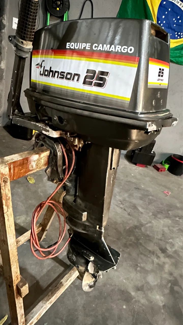 Motor de Popa Johnson 25 hp  - Foto 3