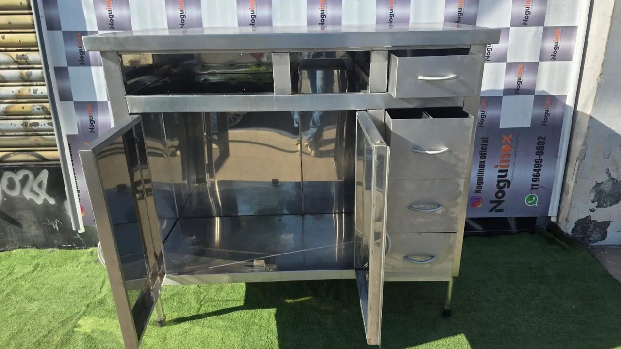 Balcão inox gaveteiro - Foto 3