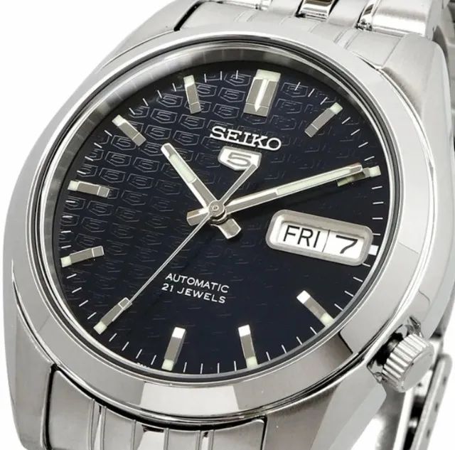 Relógio Seiko 5 Midnight SNK357 38mm de caixa