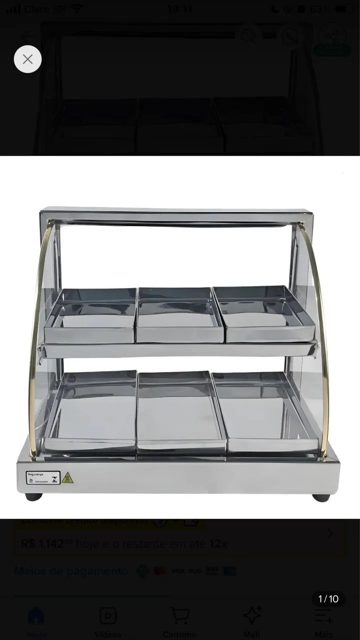 Estufa com 6 bandejas 127v