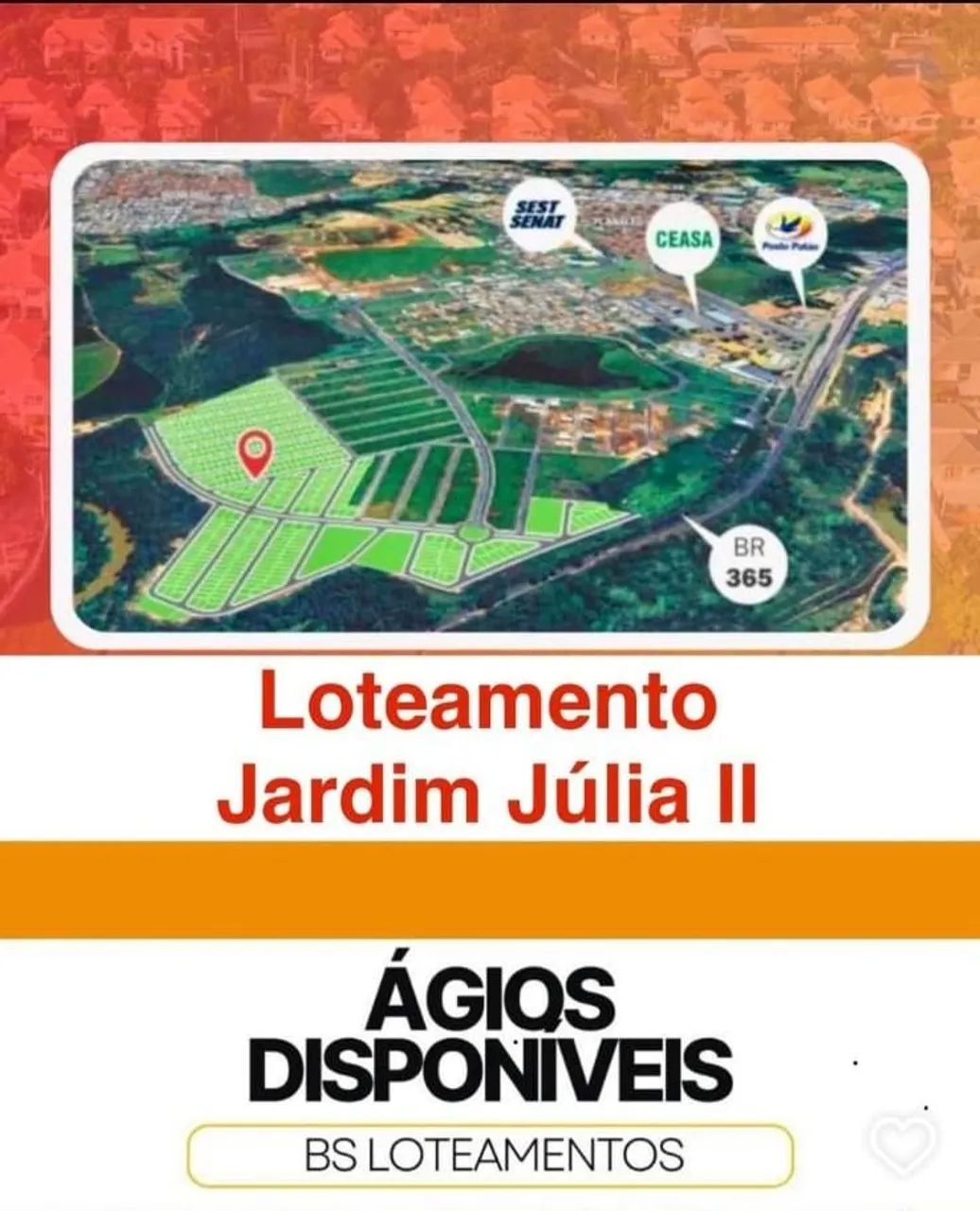Vendo ágio de lote
