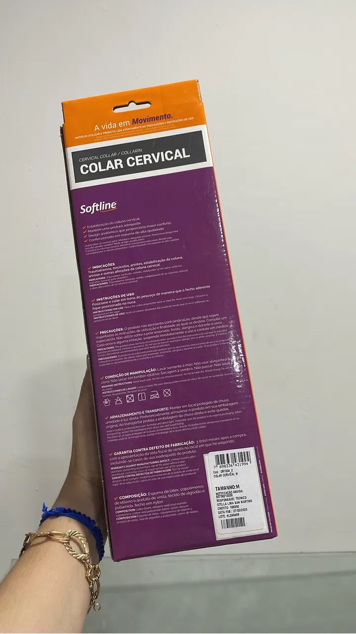 Colar cervical em espuma Hidrolight - Foto 2