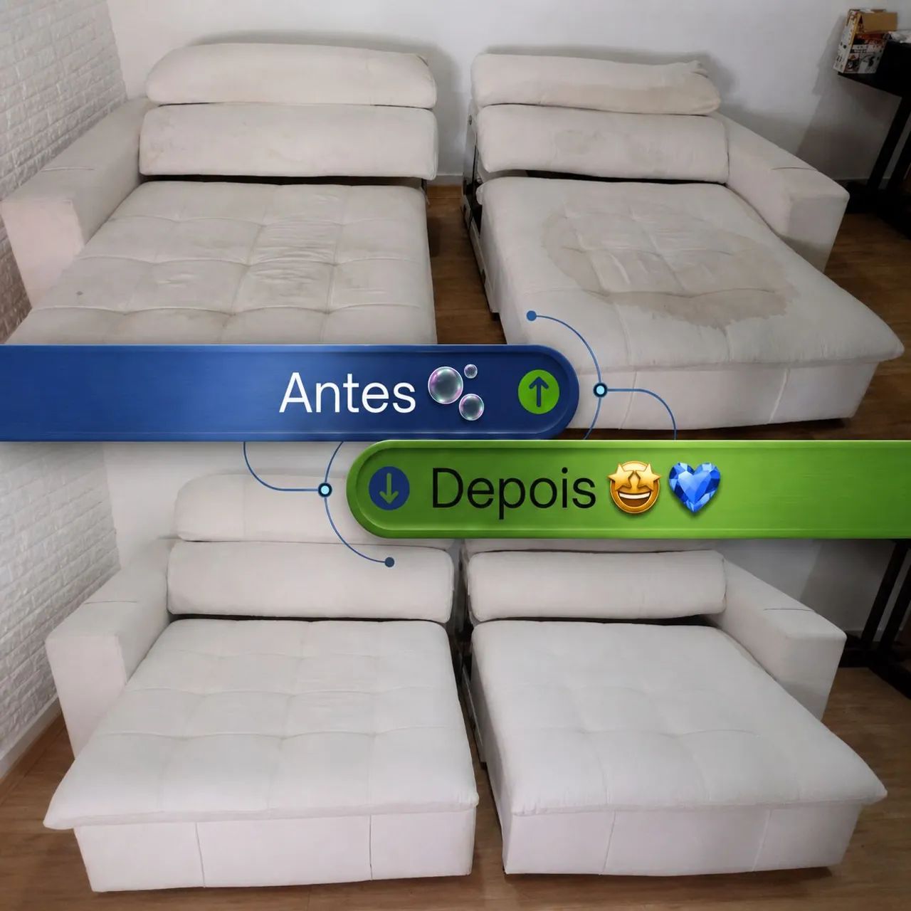 HIGIENIZAÇÃO DE ESTOFADOS PROFISSIONAL 