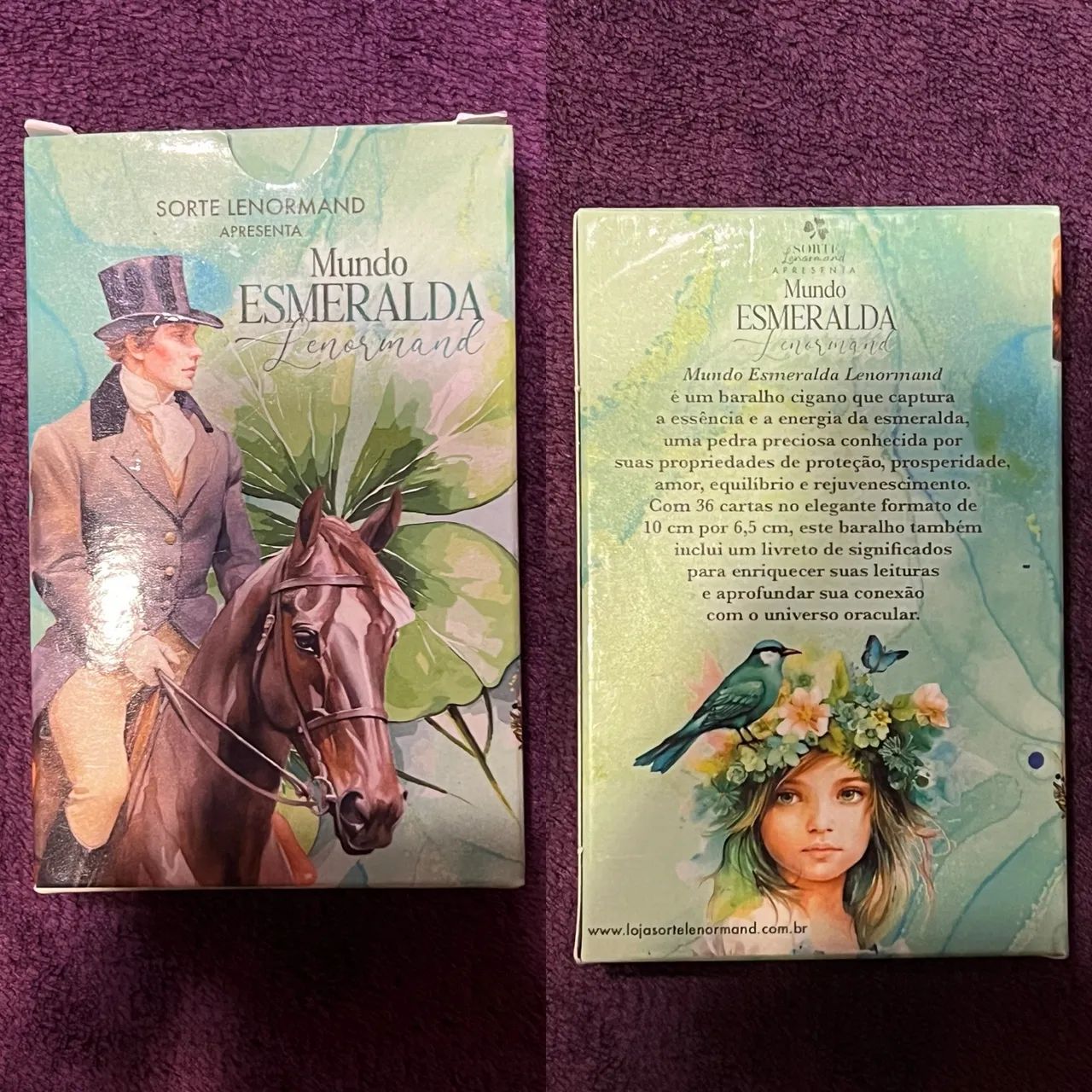 Kit 4 baralhos ciganos Sorte Lenormand