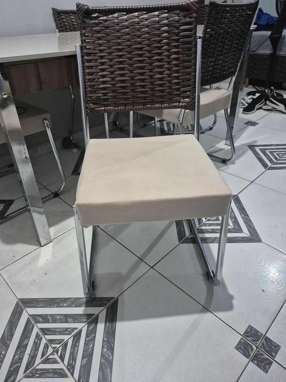 mesa aço nobre 6 lugares  - Foto 5